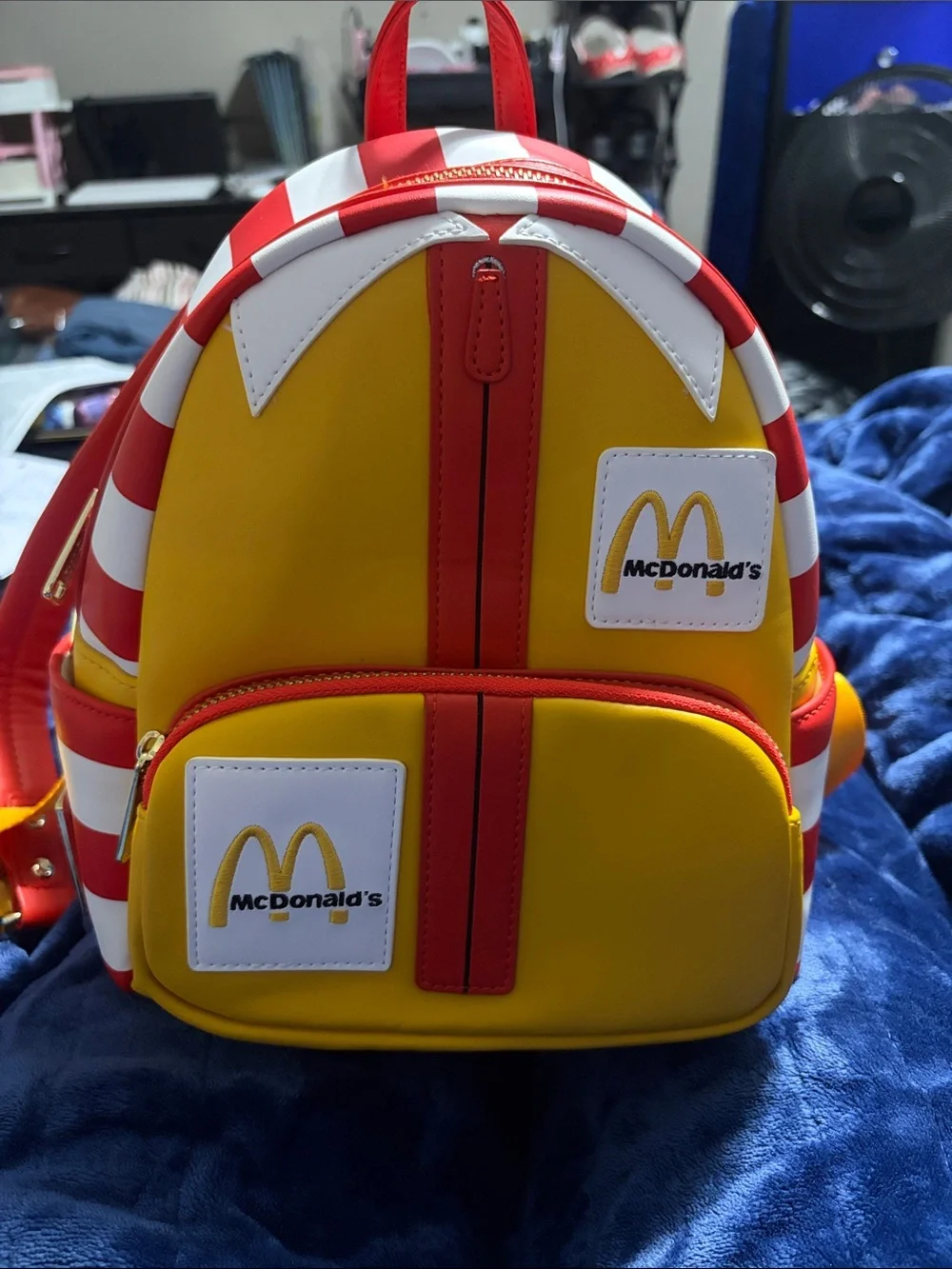 McDonald's Loungefly  Backpack - Yellow & Red